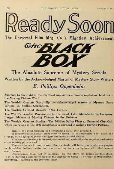 Famous trivia from Hollywood movie : The Black Box (1915)