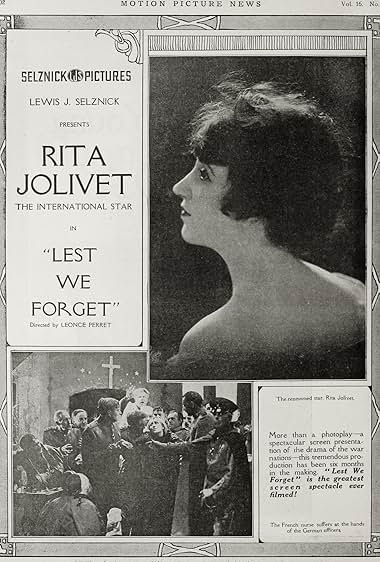 Famous trivia from Hollywood movie : Lest We Forget (1918)