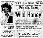 Famous trivia from Hollywood movie : Wild Honey (1922)