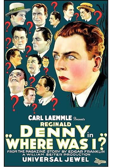 Famous trivia from Hollywood movie : Where Was I? (1925)