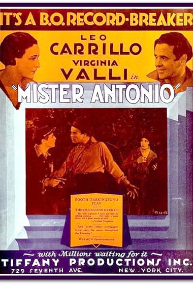 Famous trivia from Hollywood movie : Mister Antonio (1929)