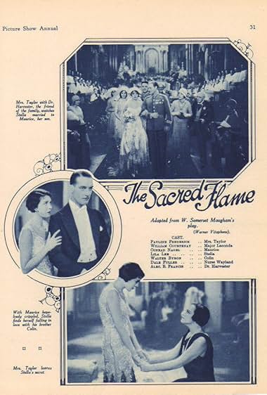 Famous trivia from Hollywood movie : The Sacred Flame (1929)
