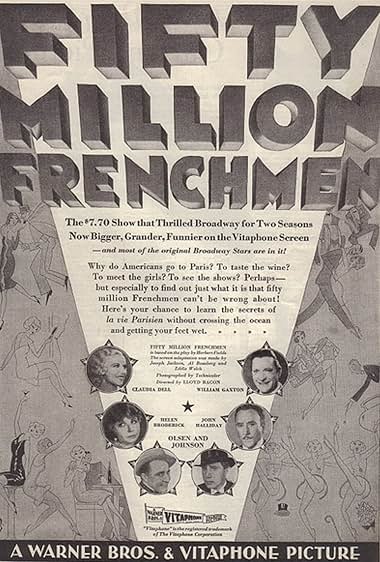 Famous trivia from Hollywood movie : 50 Million Frenchmen (1931)