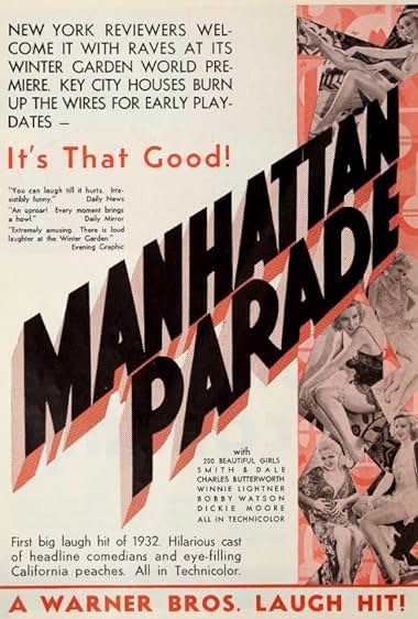 Famous trivia from Hollywood movie : Manhattan Parade (1931)