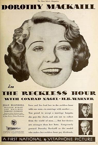 Famous quotes from Hollywood movie : The Reckless Hour (1931)