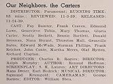 Famous trivia from Hollywood movie : Our Neighbors - The Carters (1939)