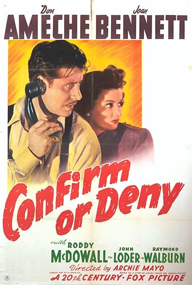 Famous trivia from Hollywood movie : Confirm or Deny (1941)