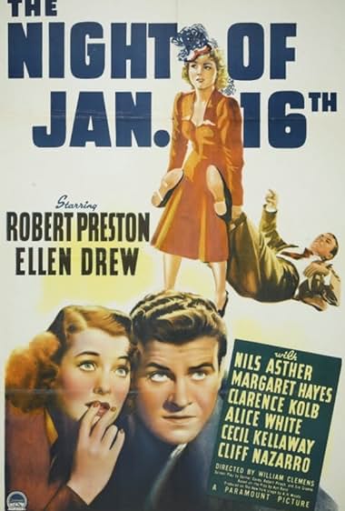 Famous trivia from Hollywood movie : Night of January 16th (1941)