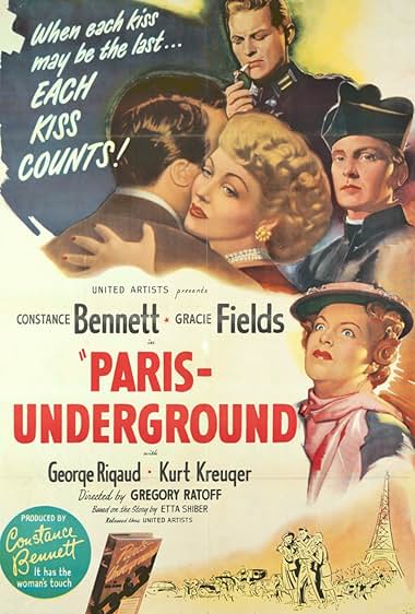 Famous trivia from Hollywood movie : Paris Underground (1945)