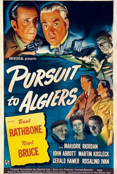Famous trivia from Hollywood movie : Pursuit to Algiers (1945)