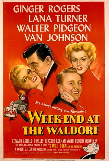 Famous trivia from Hollywood movie : Week-End at the Waldorf (1945)