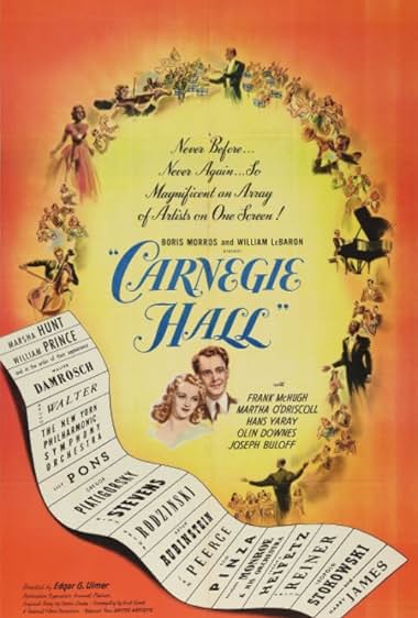 Famous trivia from Hollywood movie : Carnegie Hall (1947)