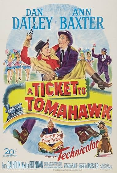 Famous trivia from Hollywood movie : A Ticket to Tomahawk (1950)