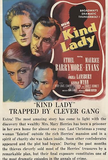 Famous trivia from Hollywood movie : Kind Lady (1951)