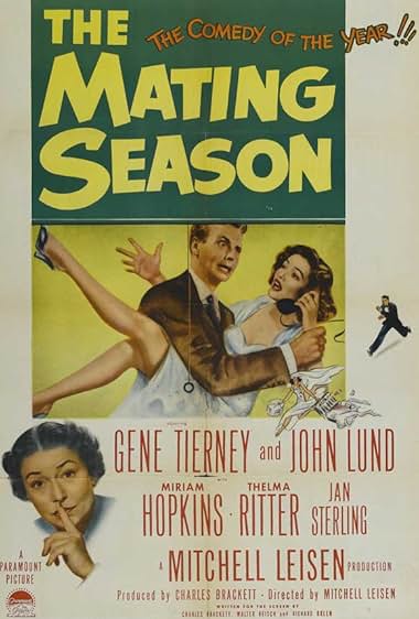 Famous trivia from Hollywood movie : The Mating Season (1951)