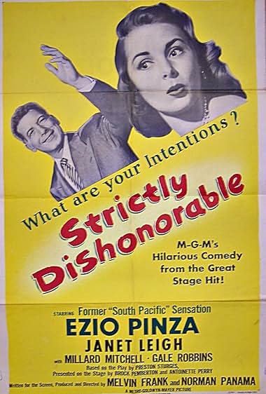 Famous trivia from Hollywood movie : Strictly Dishonorable (1951)