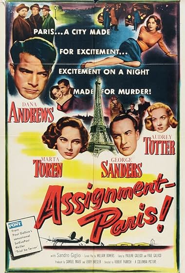 Famous trivia from Hollywood movie : Assignment: Paris (1952)