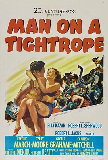 Famous trivia from Hollywood movie : Man on a Tightrope (1953)
