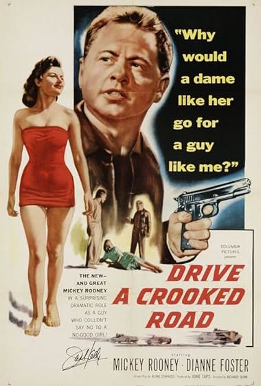 Famous trivia from Hollywood movie : Drive a Crooked Road (1954)