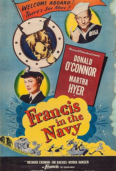 Famous trivia from Hollywood movie : Francis in the Navy (1955)