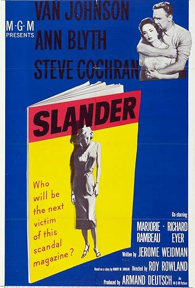 Famous trivia from Hollywood movie : Slander (1957)
