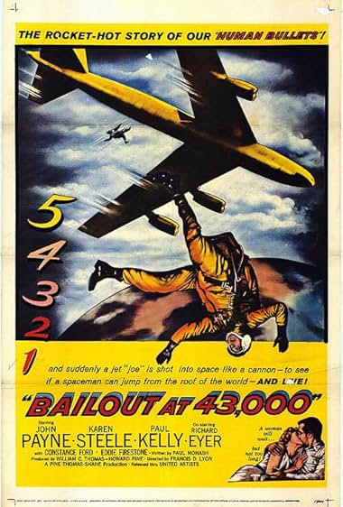 Famous trivia from Hollywood movie : Bailout at 43,000 (1957)