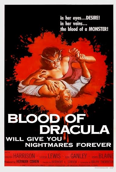 Famous trivia from Hollywood movie : Blood of Dracula (1957)