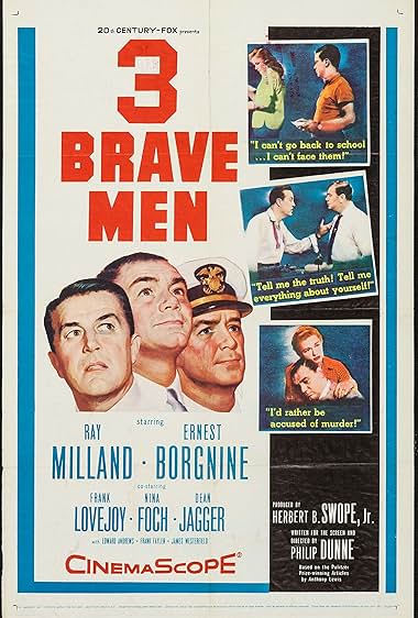 Famous trivia from Hollywood movie : Three Brave Men (1956)