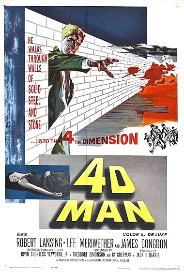 Famous trivia from Hollywood movie : 4D Man (1959)