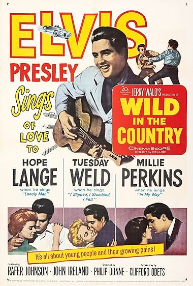 Famous trivia from Hollywood movie : Wild in the Country (1961)