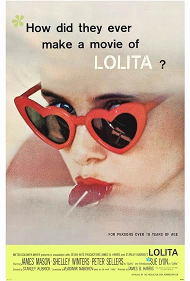 Famous trivia from Hollywood movie : Lolita (1962) - Part (2)