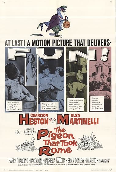 Famous trivia from Hollywood movie : The Pigeon That Took Rome (1962)