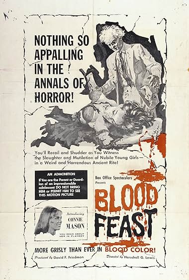 Famous trivia from Hollywood movie : Blood Feast (1963)