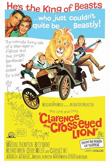 Famous trivia from Hollywood movie : Clarence, the Cross-Eyed Lion (1965)