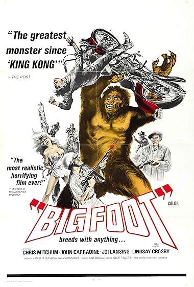 Famous quotes from Hollywood movie : Bigfoot (1970)