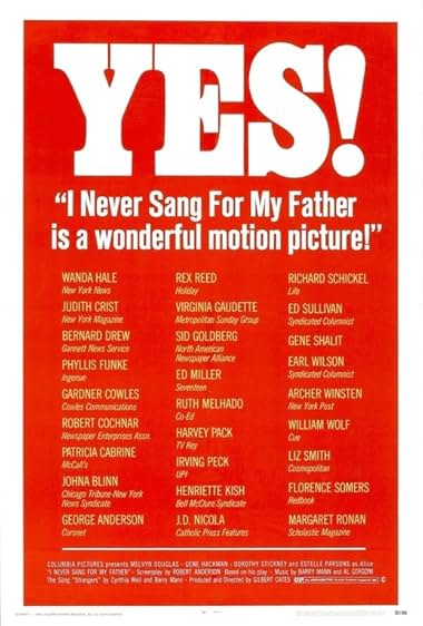 Famous quotes from Hollywood movie : I Never Sang for My Father (1970)