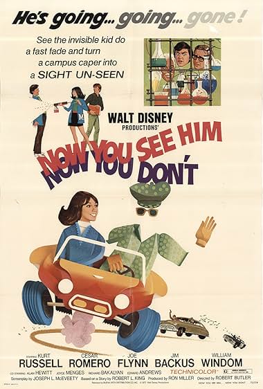 Famous trivia from Hollywood movie : Now You See Him, Now You Don't (1972)