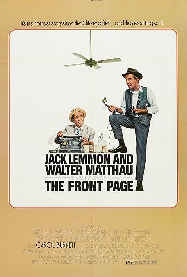 Famous quotes from Hollywood movie : The Front Page (1974)