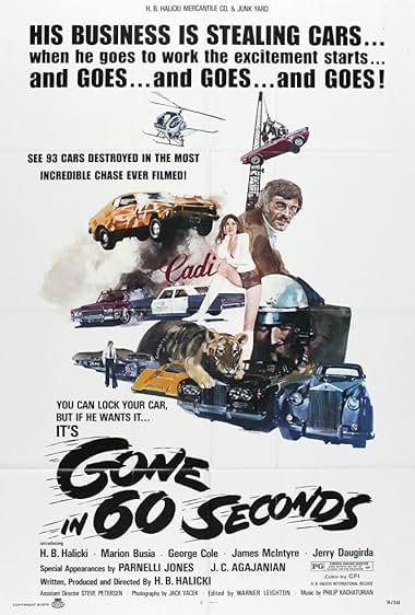 Famous trivia from Hollywood movie : Gone in 60 Seconds (1974)