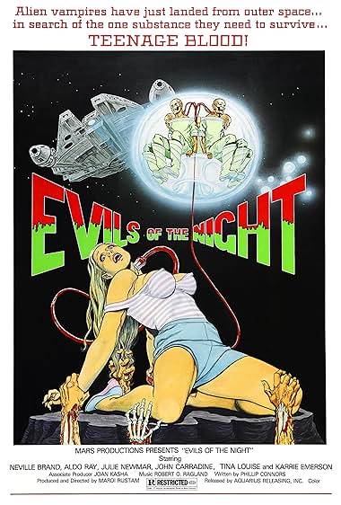 Famous trivia from Hollywood movie : Evils of the Night (1985)