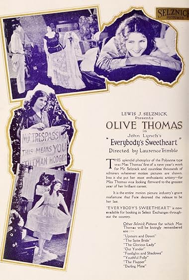Famous trivia from Hollywood movie : Everybody's Sweetheart (1920)