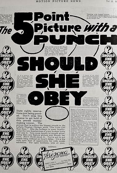 Famous trivia from Hollywood movie : Should She Obey? (1917)