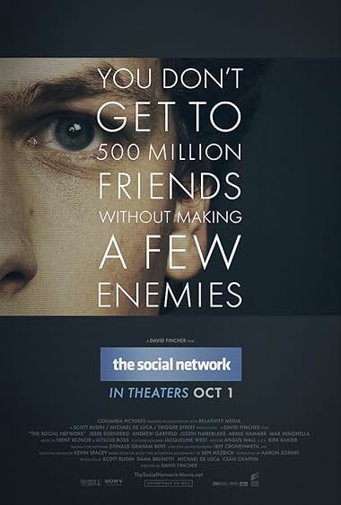 Famous trivia from Hollywood movie : The Social Network (2010)